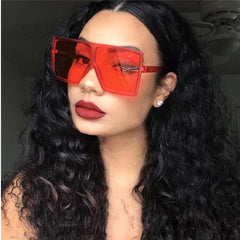 Vintage Big Square Sunglasses