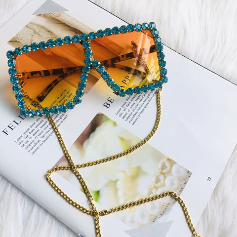 Vintage Big Square Sunglasses