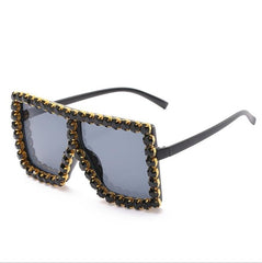 Vintage Big Square Sunglasses