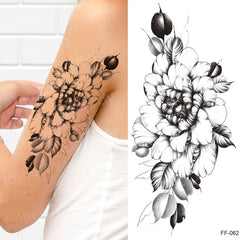 Tattoo Sticker Women Flower