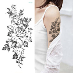 Tattoo Sticker Women Flower