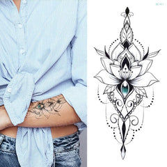 Tattoo Sticker Women Flower