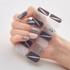 Patterned Nails With Creative Nail Polish