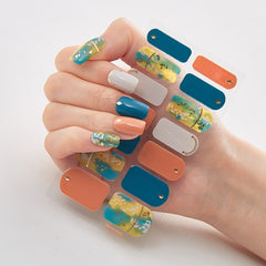 Patterned Nails With Creative Nail Polish