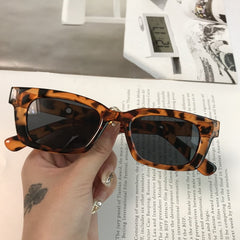 Women Rectangle Vintage Sunglasses