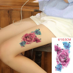 Waterproof Temporary flower Tattoo Sticker