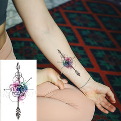 Waterproof Temporary flower Tattoo Sticker