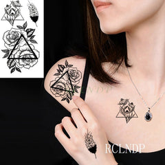 Waterproof Temporary flower Tattoo Sticker