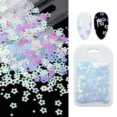 1 Box 3D Dried Flower Nail Decoration