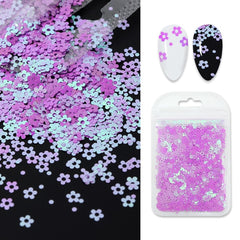 1 Box 3D Dried Flower Nail Decoration