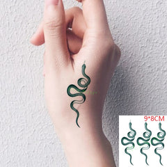 Waterproof Temporary Love Wave Tattoo