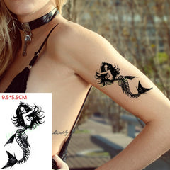 Waterproof Temporary Love Wave Tattoo