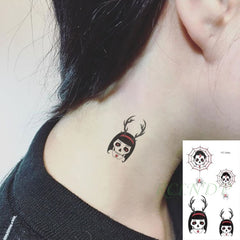 Waterproof Temporary Love Wave Tattoo