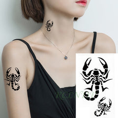 Waterproof Temporary Love Wave Tattoo