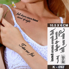 Waterproof Temporary Tattoo Sticker