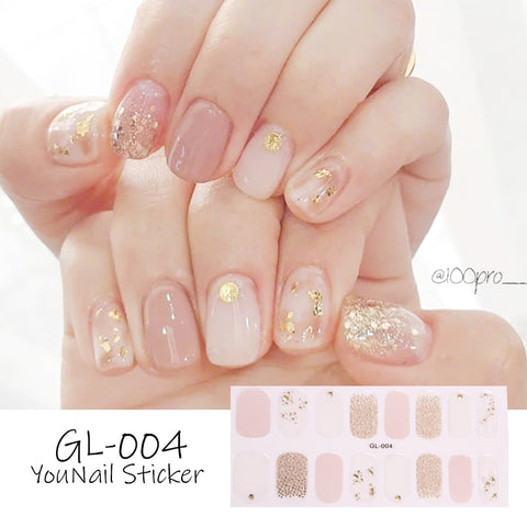 Korean Style Glitter/Floral Nail Art Stickers