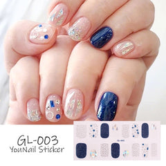 Korean Style Glitter/Floral Nail Art Stickers