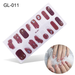 Korean Style Glitter/Floral Nail Art Stickers