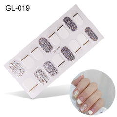 Korean Style Glitter/Floral Nail Art Stickers