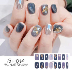 Korean Style Glitter/Floral Nail Art Stickers