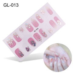 Korean Style Glitter/Floral Nail Art Stickers