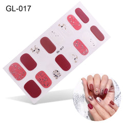 Korean Style Glitter/Floral Nail Art Stickers