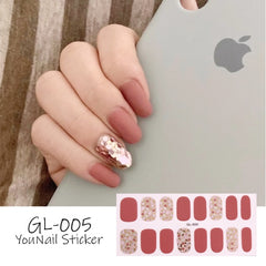 Korean Style Glitter/Floral Nail Art Stickers