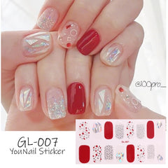 Korean Style Glitter/Floral Nail Art Stickers