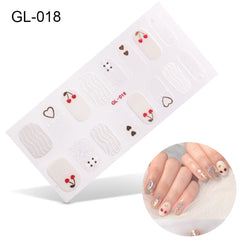 Korean Style Glitter/Floral Nail Art Stickers