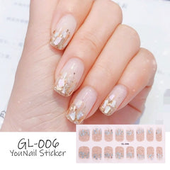 Korean Style Glitter/Floral Nail Art Stickers