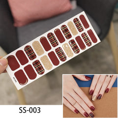 Korean Style Glitter/Floral Nail Art Stickers