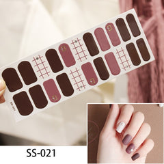 Korean Style Glitter/Floral Nail Art Stickers