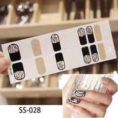 Korean Style Glitter/Floral Nail Art Stickers