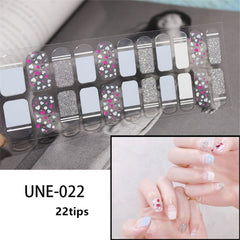 Korean Style Glitter/Floral Nail Art Stickers